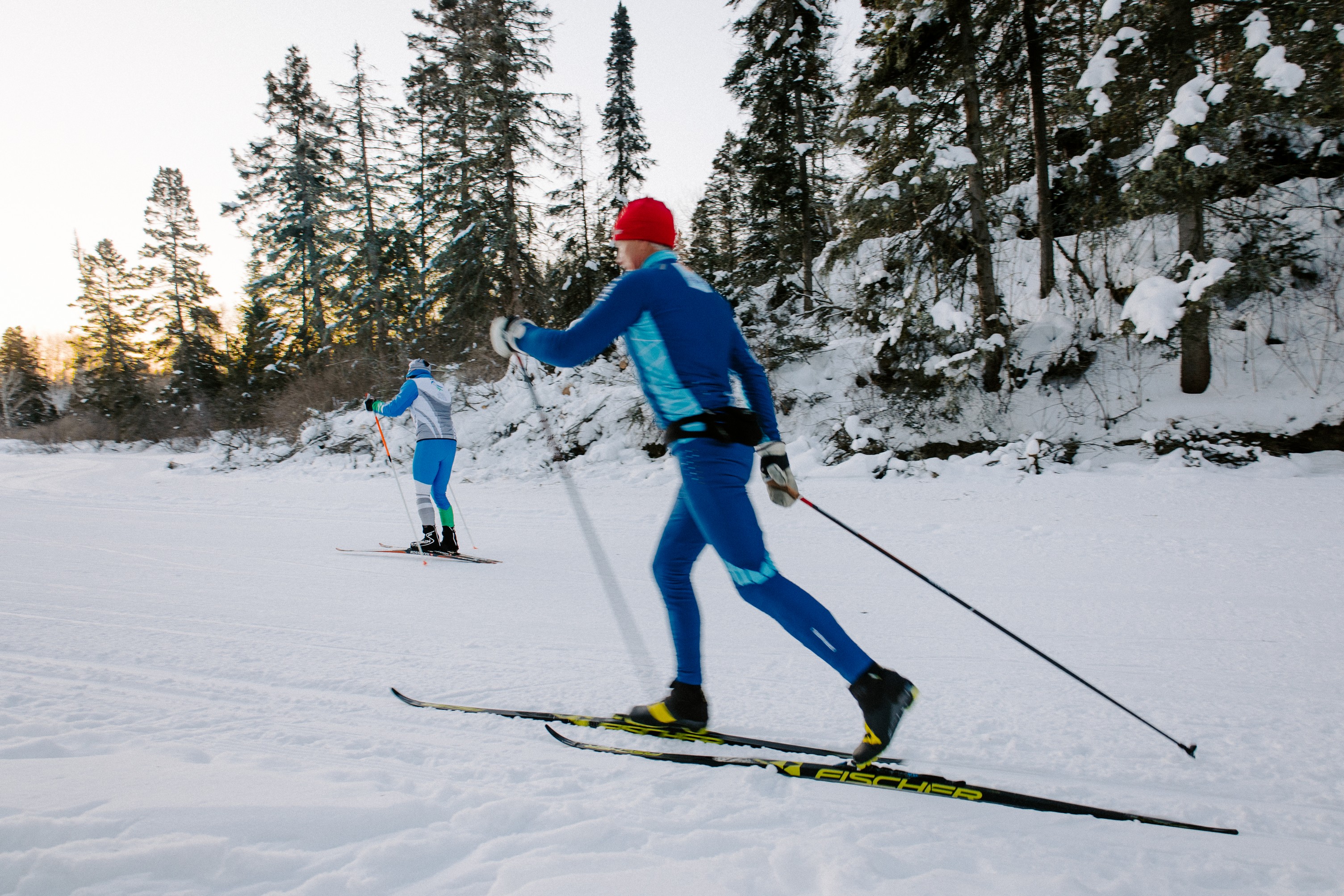 Cours de ski de fond - Image de bannière saison automne - Corporation du Parc de la Rivière-du-Moulin