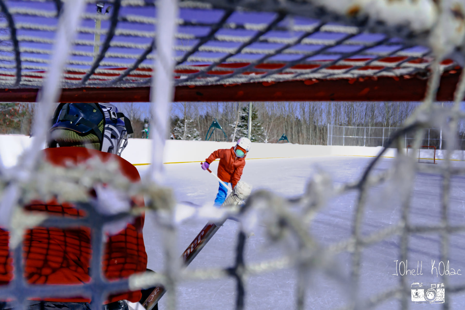 Hockey - Image de bannière saison hiver - Corporation du Parc de la Rivière-du-Moulin